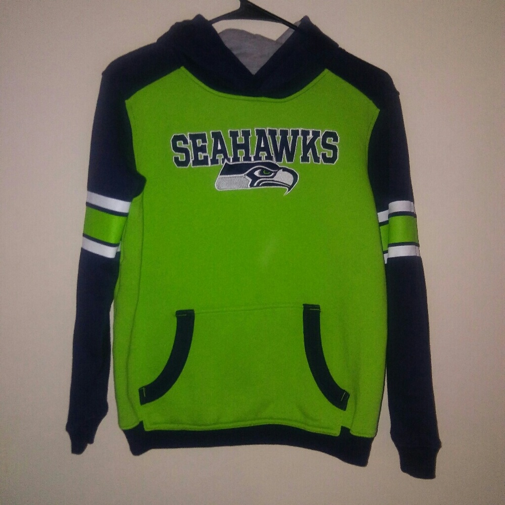 NFL Team Apparel Youth Large Seahawks Pullover
